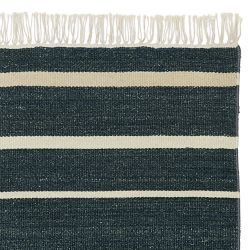 Malin Flatweave Rug Swatch, 18" X 18", Navy