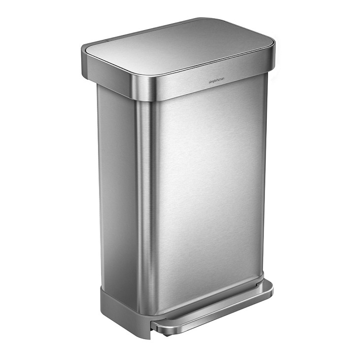 simplehuman Step Trash Can with Liner Pocket - 45L | Williams Sonoma