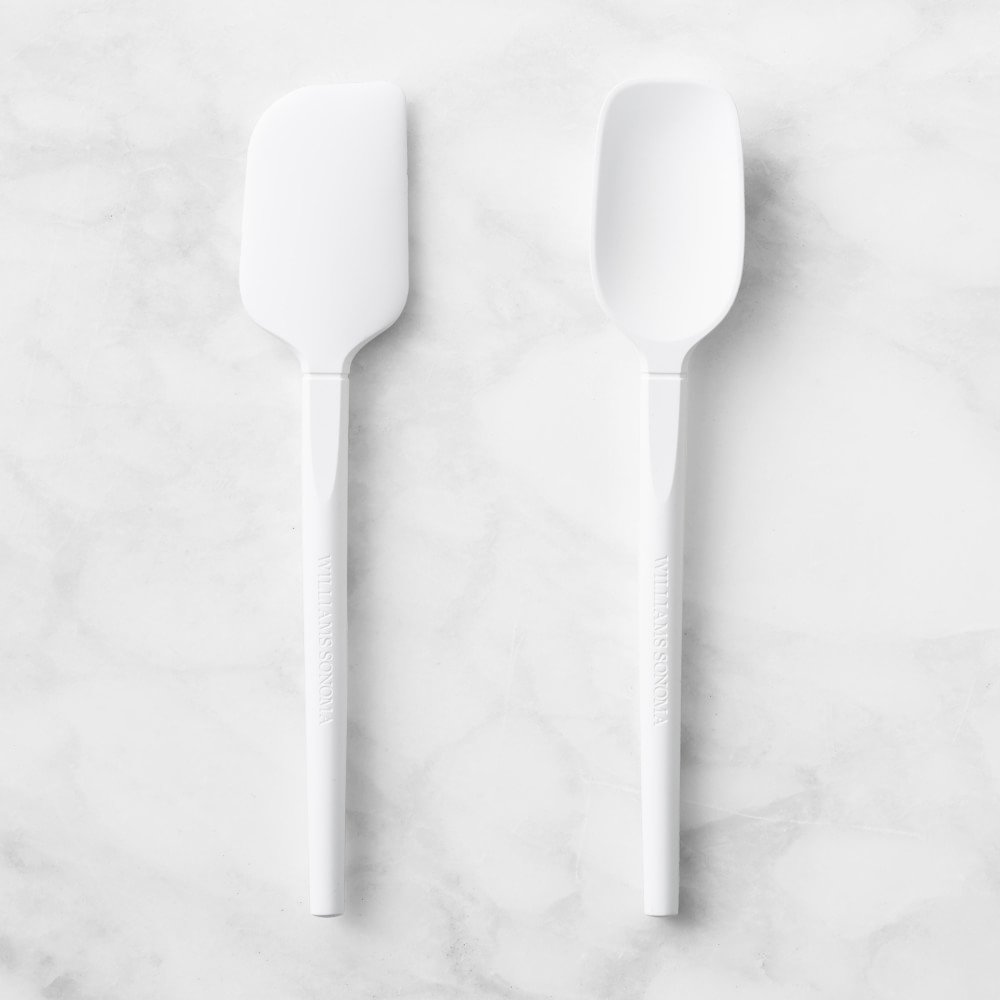 Williams Sonoma Flex Core Mini Spatulas, Set of 2 - Set of 2, White