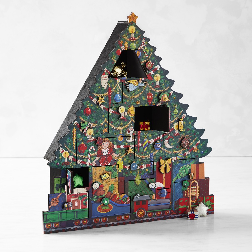 Christmas Tree Advent Calendar Festive Countdown Williams Sonoma