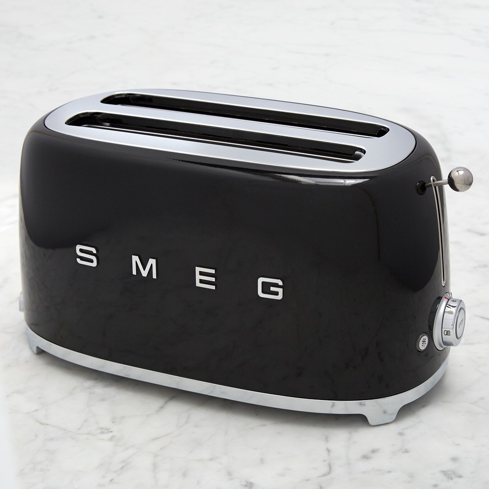 SMEG 4-Slice Toaster - Black