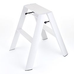 Lucano 2-Step Ladder, White