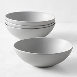 Open Kitchen by Williams Sonoma Matte Coupe Bowls, Set of 4, Grey