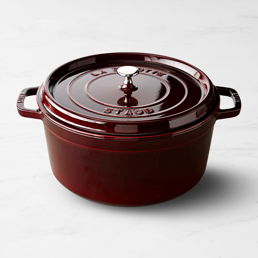 Staub Enameled Cast Iron Round Dutch Oven - Grenadine (color)