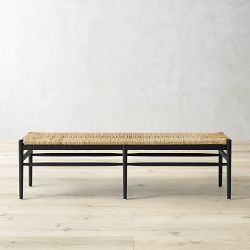 OPEN BOX: Baldwin Bench, 64", Drifted Matte Black