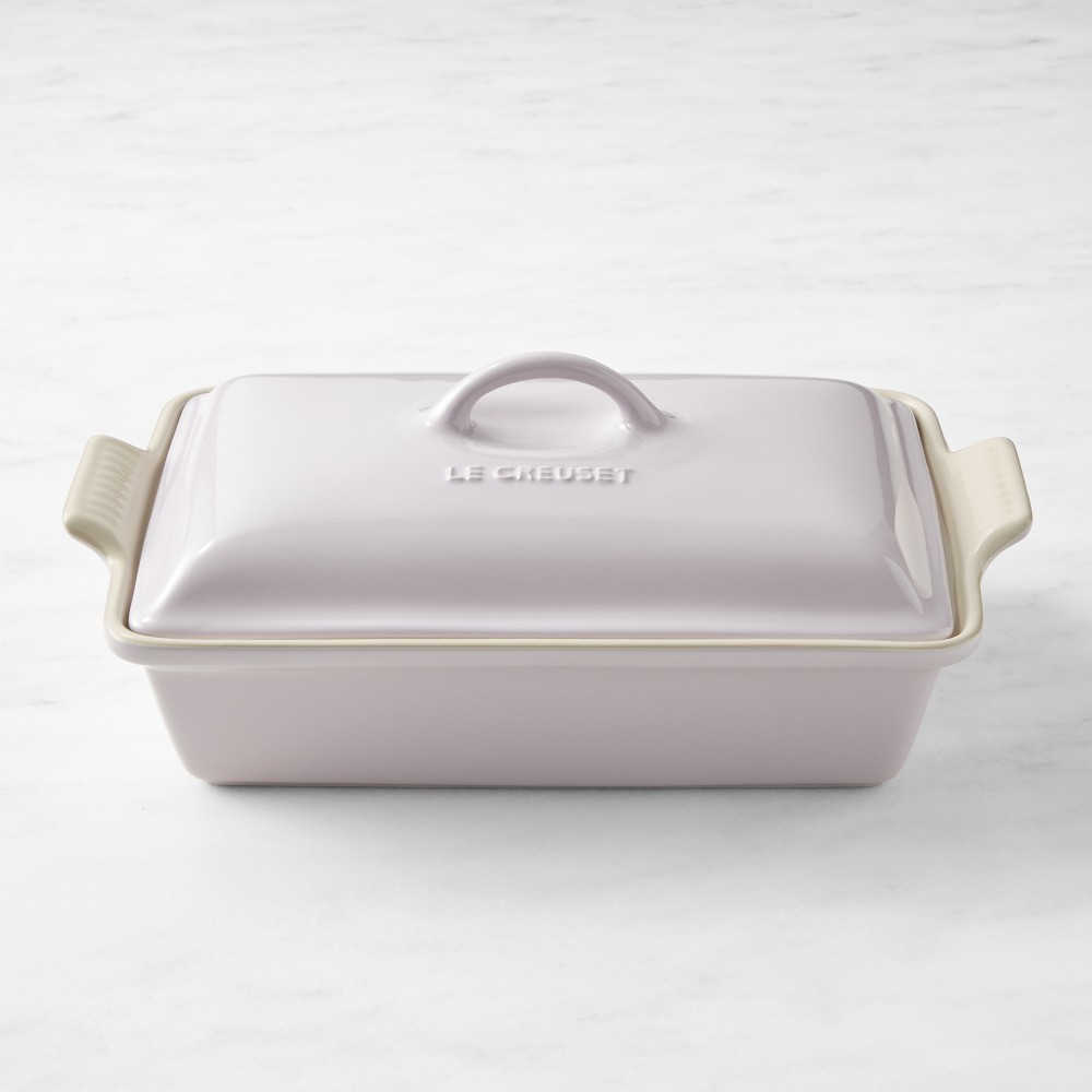 Le Creuset Heritage Stoneware Rectangular Covered Casserole, Shallot