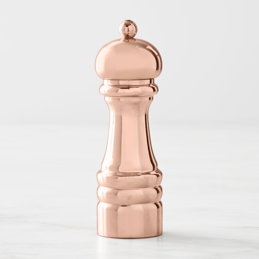 Williams Sonoma Polished Salt & Pepper Mills, 6"