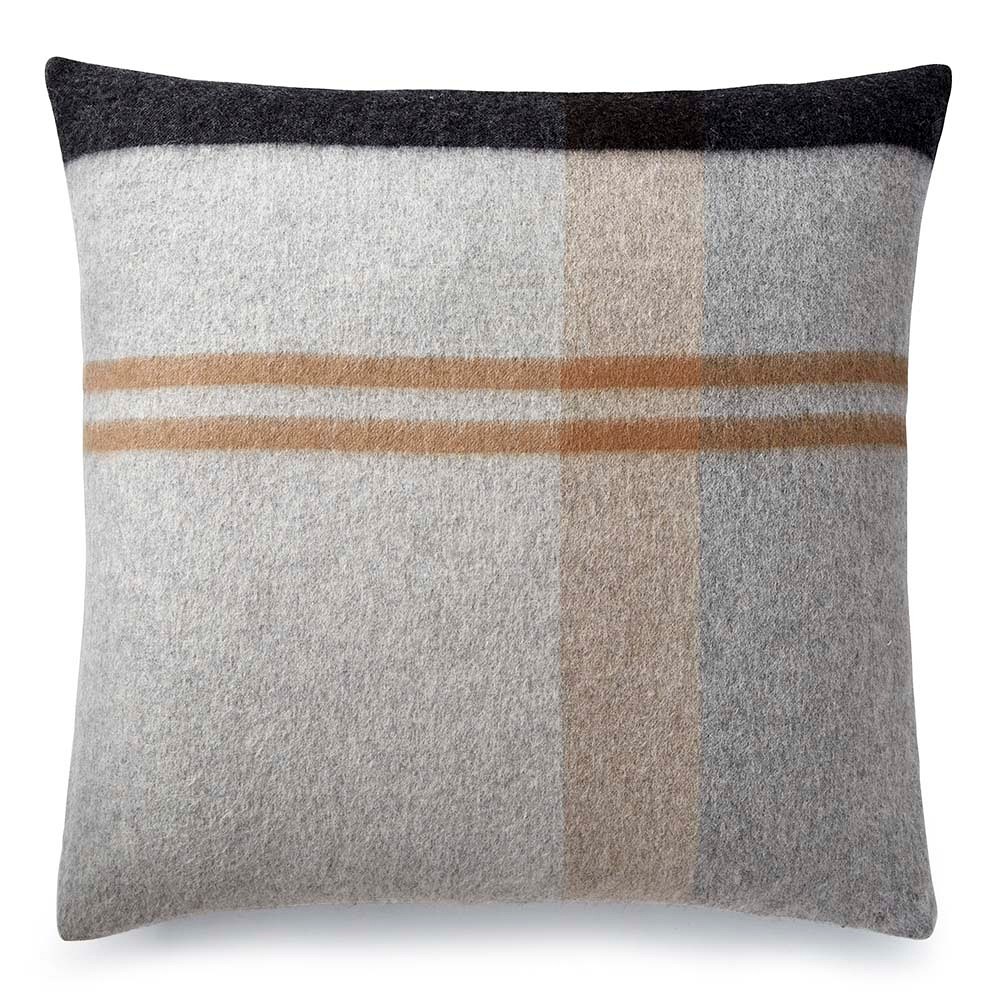 Plaid Lambswool Pillow Cover