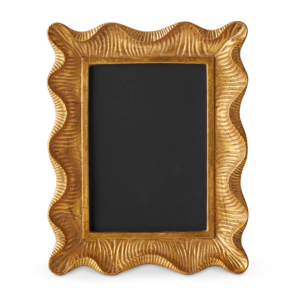 AERIN x Williams Sonoma Home Gold Scalloped Gallery Picture Frames 5x7