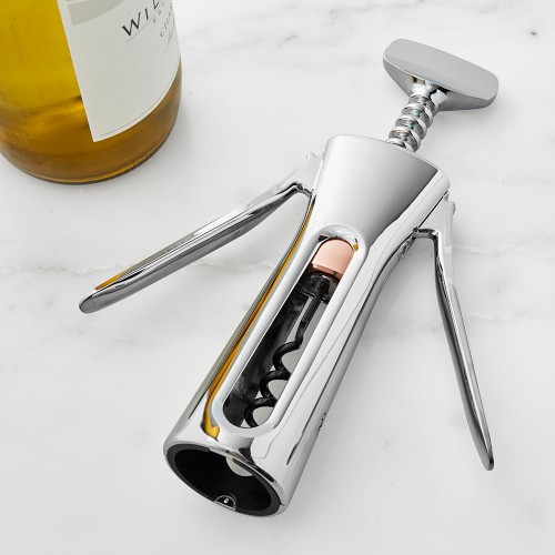 Williams Sonoma Wine Winged Corkscrew, Stainless-Steel & Copper