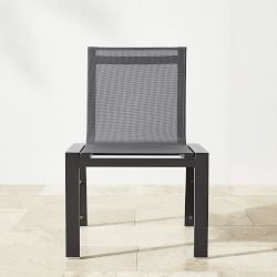 Santa Barbara Outdoor Dining Side Chair, Slate Grey