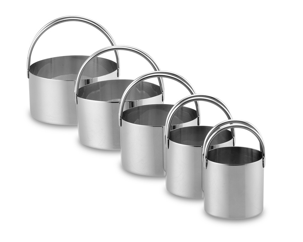 Round Biscuit Cookie Cutter, Set of 5 - Set of 5
