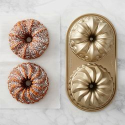 Nordic Ware Cast Aluminum Nonstick  Duet Bundt® Plaque