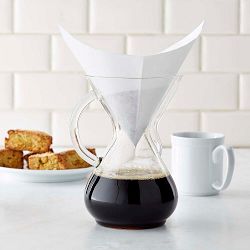 Chemex® Pour-Over Glass Handle Coffee Maker, 6-cup