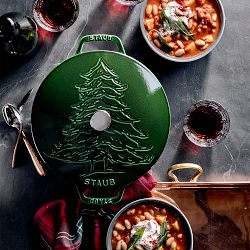 Staub Enameled Cast Iron Pine Tree Braiser, 2 1/2-Qt.