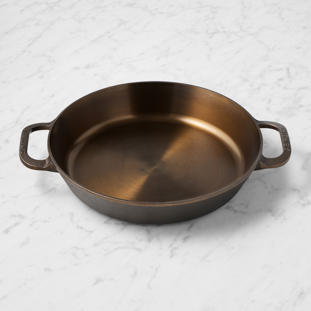 Smithey Seasoned Cast Iron Dual Handle Skillets