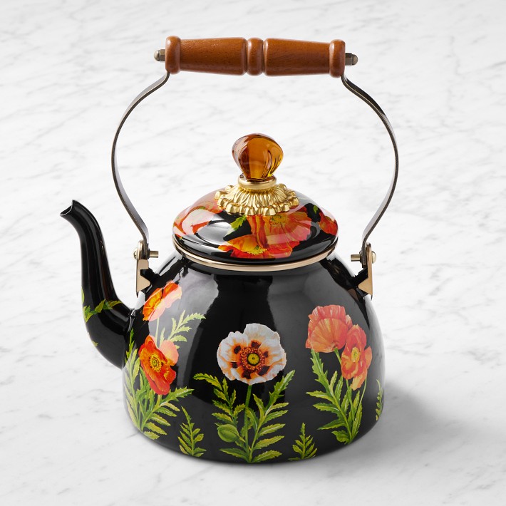 MacKenzie-Childs Poppy Tea Kettle, 2-Qt. | Williams Sonoma