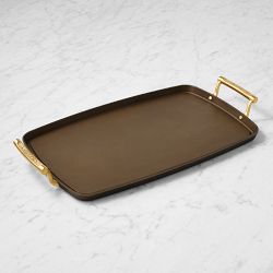 Smithey Seasoned Cast Iron Double Burner Griddle