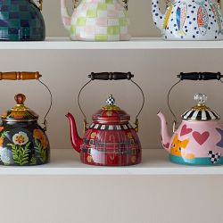 MacKenzie-Childs The Kilted Tea Kettle, 2-Qt.