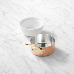 Ruffoni Copper Butter Warmer with Ceramic Insert