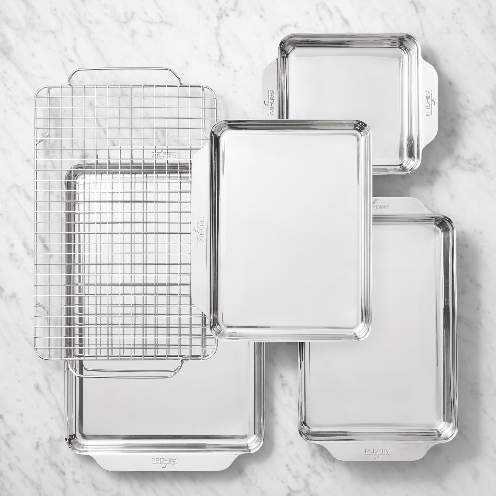 All-Clad Stainless Steel Bakeware, Set of 5