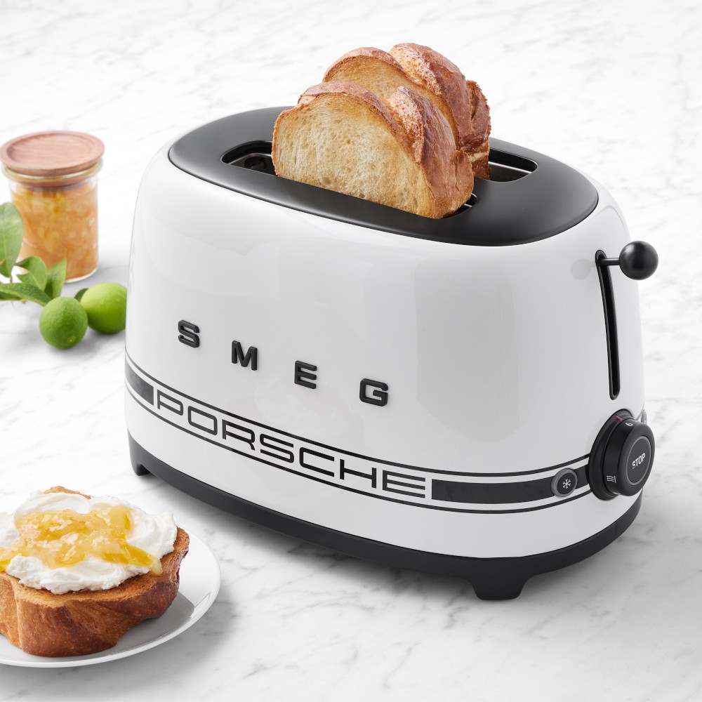 Porsche x SMEG 2-Slice Toaster - Carrara White