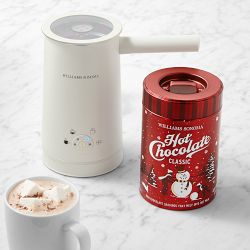 Williams Sonoma Hot Chocolate Maker & Hot Chocolate, White