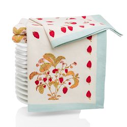 Couleur Nature Fraises des Bois Tea Towels