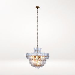 Arcade Chandelier, Blue