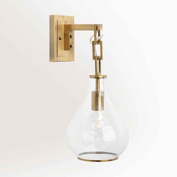 Tear Drop Hanging Wall Sconce