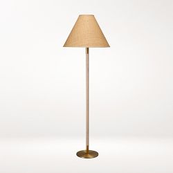 Morgana Floor Lamp, Antique Brass