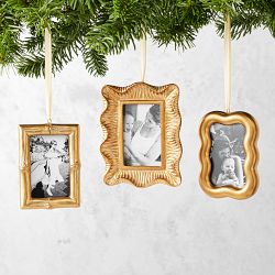 AERIN x Williams Sonoma Home Gold Mini Frame Ornaments