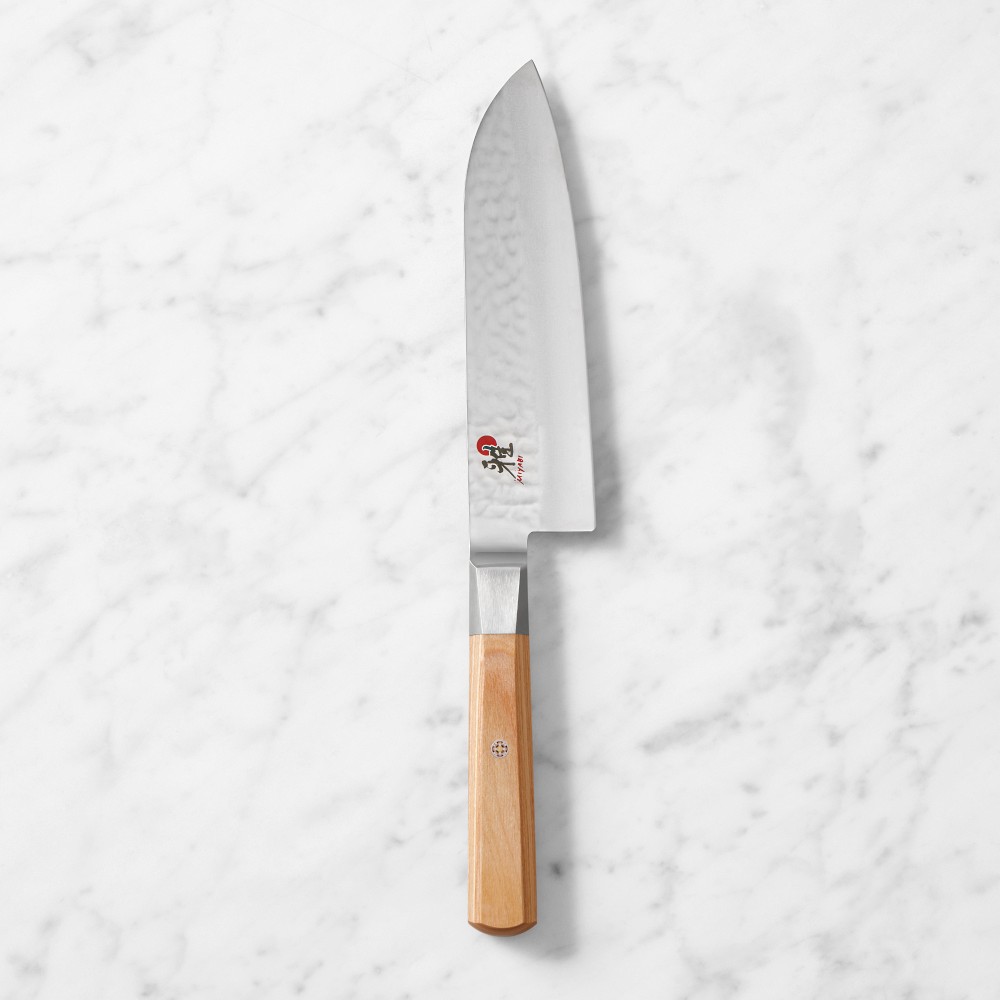 Miyabi Shiro Hollow-Edge Santoku Knife - 7"
