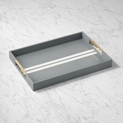 THE GEORGE x Williams Sonoma Home Leather Tray w/ Handles