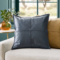 Dennis Leather Pillow Cover