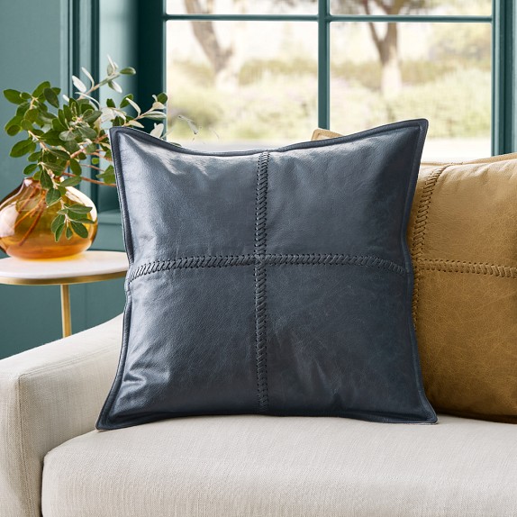 Dennis Leather Pillow Cover