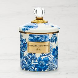 MacKenzie Childs Royal English Garden Small Canister