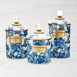 MacKenzie Childs Royal English Garden Canister