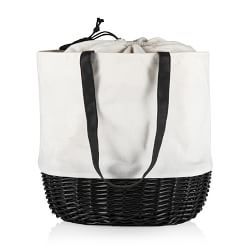 Seville Canvas and Willow Basket Tote