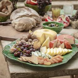 Bordallo Pinheiro Woods Large Rectangular Deer Platter