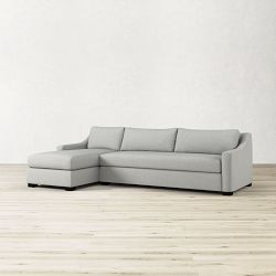 Ghent Slope Arm 2-Piece L-Shape Sofa with Chaise (31&quot;-78&quot;)