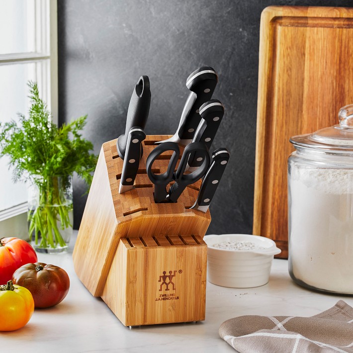 Zwilling Henckels Pro 7-Piece Knife Block Set Williams Sonoma