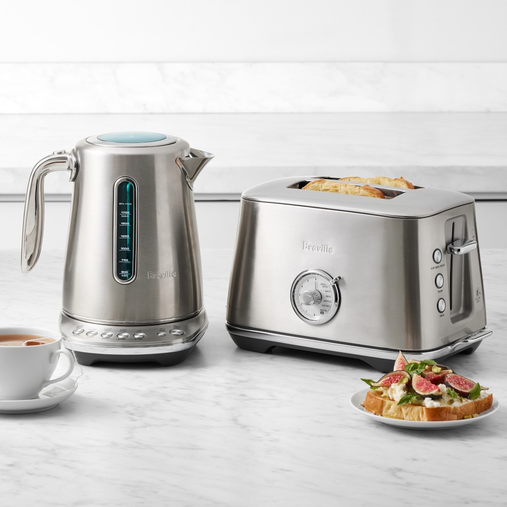Breville Luxe Kettle & Toaster Set - Stainless-Steel