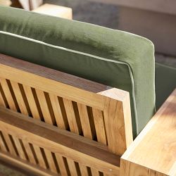 Larnaca Outdoor Teak Sofa (96"-107")
