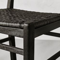 Sullivan Woven Counter Stool, Ebony