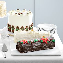 Buche de Noel Cake, Serves 15-20
