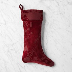 Josh Young x Williams Sonoma Home Chenille Stocking