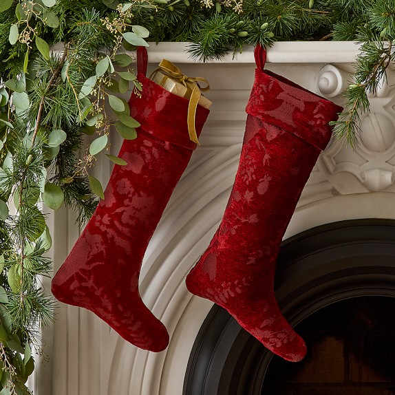 Josh Young x Williams Sonoma Home Chenille Stocking