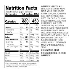 Blueberry Buttermilk Muffin Mix