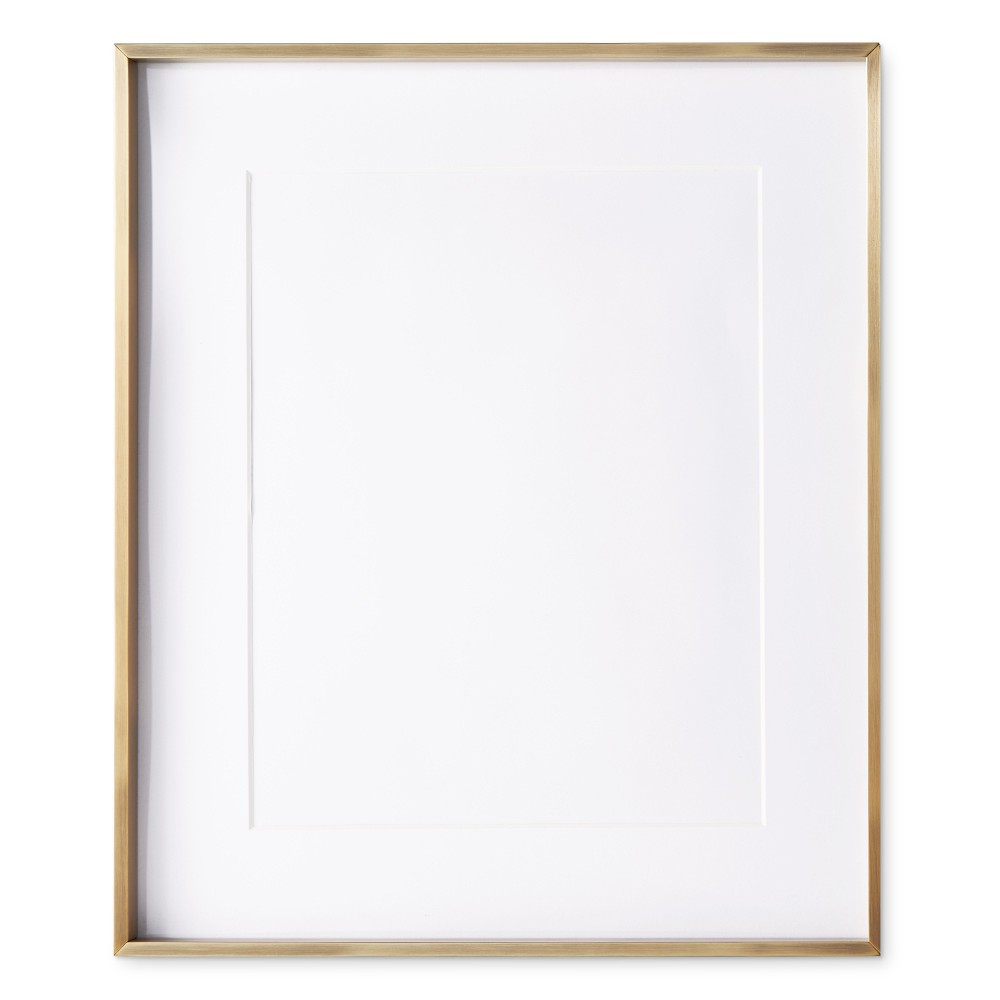 Antique Brass Gallery Picture Frames - 11" X 14"